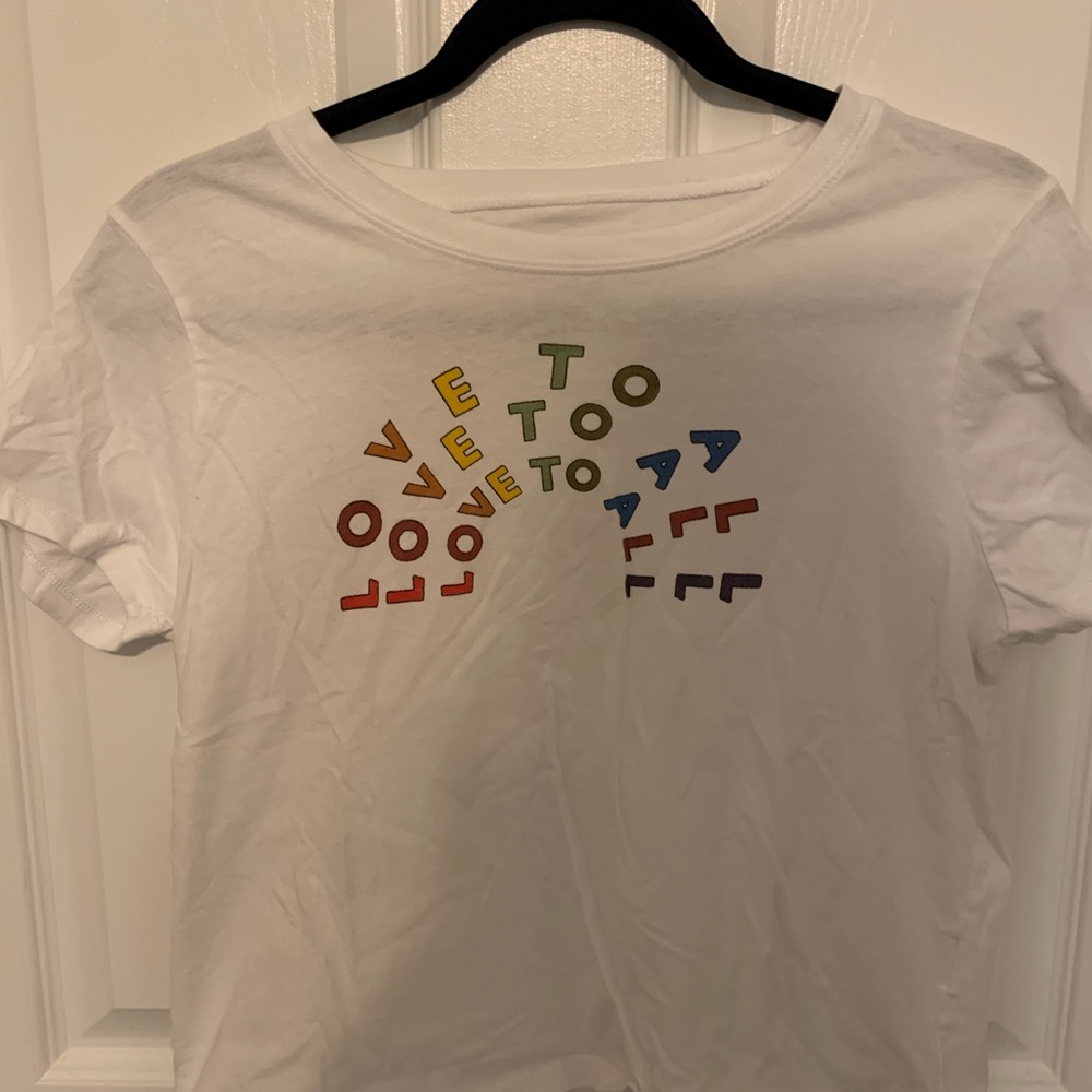 White Madewell Love T-Shirt